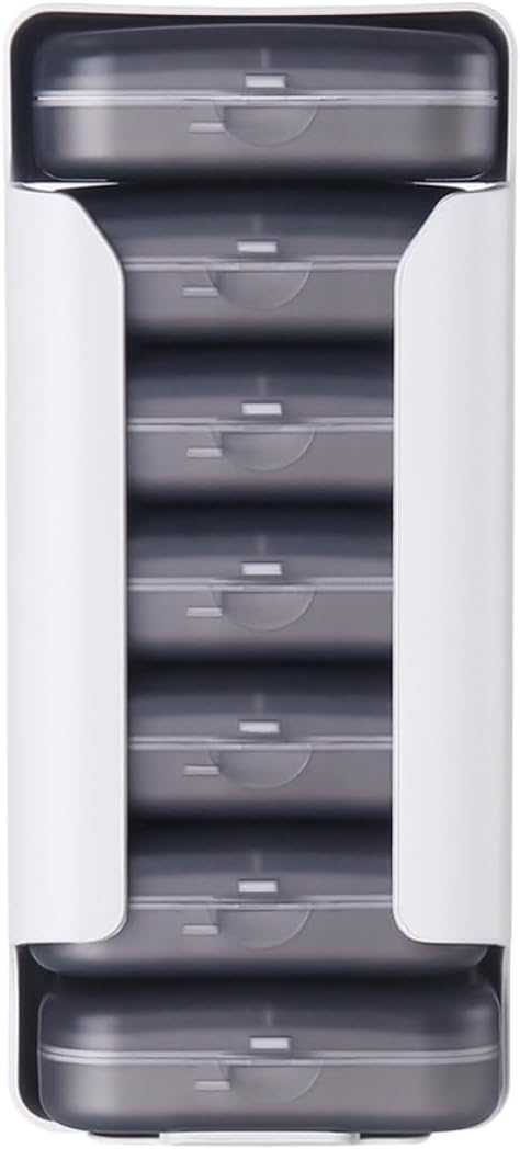 Set Travel-Friendly Pill Organizer for Daily Medicine Storage