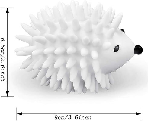 2pcs Silicone Hedgehog Laundry Balls, Anti-tangling and Stain-Removing Laundry Balls for Household and School Washing Machines