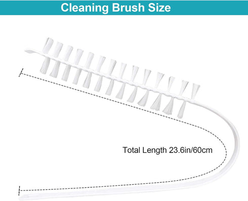 2Pcs Rolling Washing Machine Multifunctional Cleaning Brush, Household Cleaning Brushes, Nylon Brush Heads for Powerful