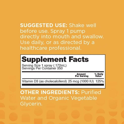 nbpure Organic Vitamin D3 Spray - High Potency Liquid 1000IU for Women, Men, Kids - Family Friendly Supplement