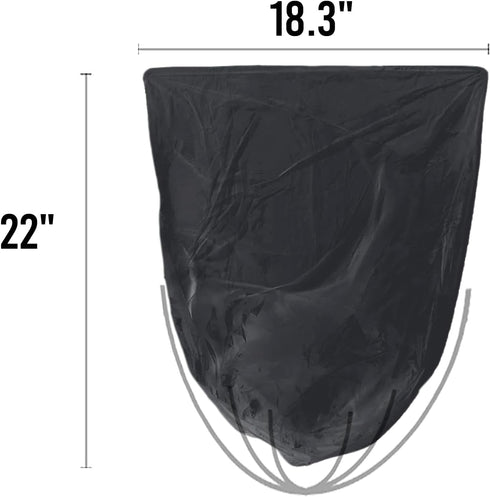 2-4 Gallon Trash Bags, 400 Count Black Garbage bags, Small Trash Can Bin Liners for Bathroom, Office, Industrial, Commercial, Janitorial, Municipal, Recycling by BEIDOU-PAC