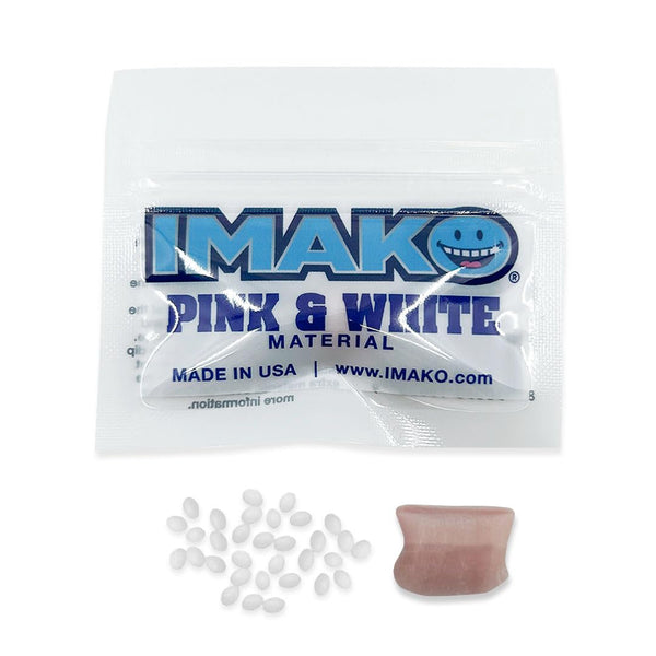 Cosmetic Moldable Fitting Material, Fake Gums and Teeth - Made in USA