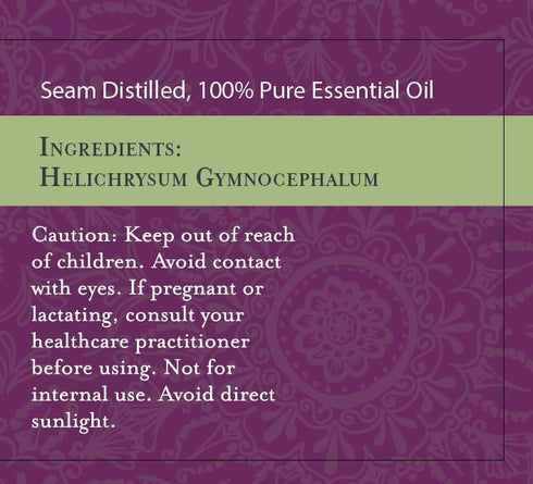 ArOmis Organic Helichrysum Gymnocephalum Essential Oil, 100% Pure Premium Grade 10mL