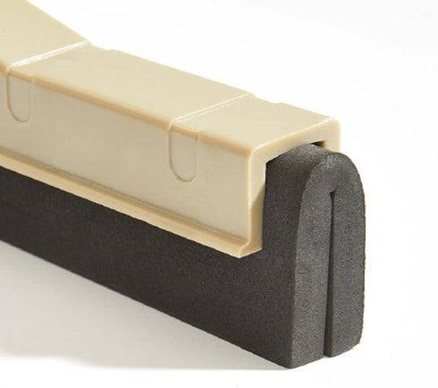 Soro Essentials 18 Commerical - Double Foam Blade Floor Squeegee Head Plastic- Lightweight Floor Scrubber Floor