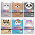 Epielle Panda Character Skincare Sheet Masks, Animal Spa Mask for All Skin Types, Spa Gifts for Women