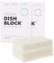 NO TOX LIFE Vegan Dish Block, 6 oz, 2 Pack - Solid Dish Soap, Ultra-Concentrated, Biodegradable