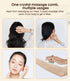 Scalp Massage Comb, Natural Jade Gua Sha and Wooden Massage Brush, Head Massager for Stress Relax,Scalp Care, Body