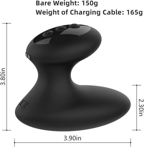 Massager-10 5 IPX7 Cordless Portable Handheld Electric Back Modes and Speeds,USB Magnetic Charging, Waterproof