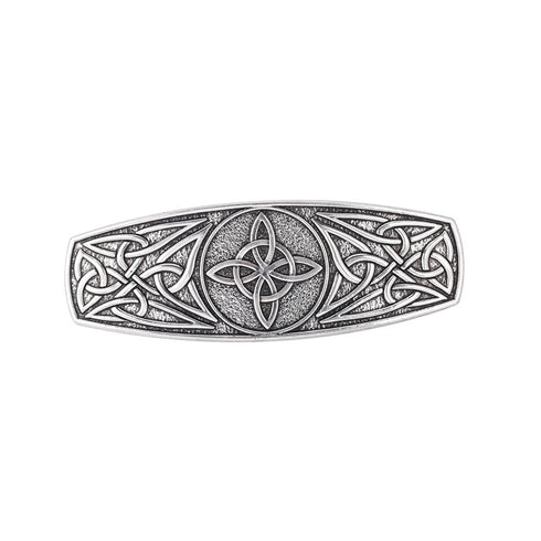 TEAMER Fashion Vintage Celtic Knot Hair Clip, Metal Barrettes Engraved Headwear for Women