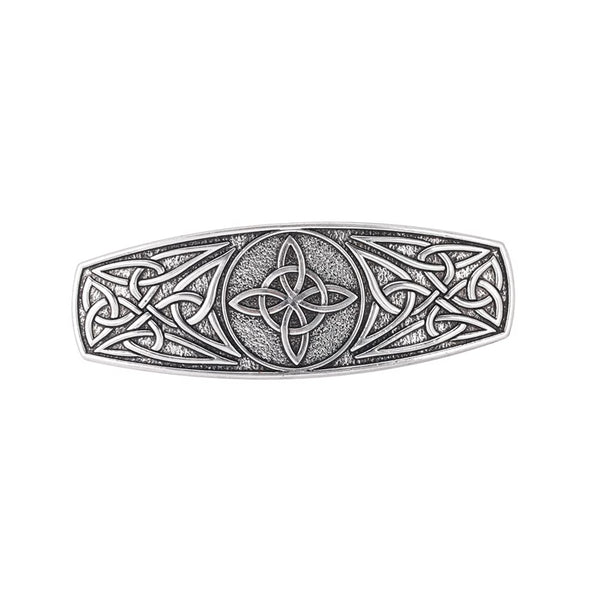 TEAMER Fashion Vintage Celtic Knot Hair Clip, Metal Barrettes Engraved Headwear for Women