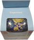 Topwon Powder Case with Powder Puff, Body Powder Container for Baby & Mom (Flower)