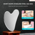 Livronic Gua sha Tool for Face | Stainless Steel Gua Sha | Facial Tools Metal Gua Sha | Tighten Skin Care Tools |