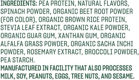 Vega Protein and Greens Protein Powder, Berry, 1.2 lbs, 20g Plant Based Protein Plus Veggies