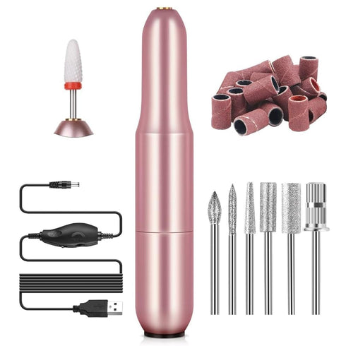 SAVILAND Electric Nail Drill, Professional Efile Nail Drill with 6PCS Nail Drill Bits