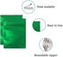 FERENLI 100 Pcs Mylar Zipper Lock Food Storage Bag, Matte Aluminum Foil Airtight Bag with Front Window