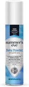 Summers Eve Baby Powder Feminine Freshening Spray, Daily Gentle Intimate Deodorant, Neutralizes