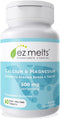 EZ Melts Dissolvable Calcium & Magnesium Supplement with Vitamin D3 - Sugar-Free, 1-Month Supply