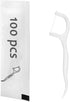 100 Count Floss Picks, Individually Wrapped, Travel Size Dental Flosser, Floss Sticks for Teeth Clean & Oral Care