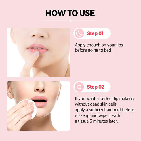 Klavuu Lip Mask Sleeping Pack, 0.7oz - Overnight Deep Hydrating Korean Lip Balm Treatment for Chapped Lips