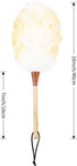Lambswool Duster 16 inch with Bamboo Handle Soft Natural Wool Feather Dusters for Cleaning Office Home Car etc