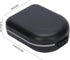Hearing Aid Case, Hearing Aid Travel Case, BehindtheEar Hearing Aid Accessories, Waterproof Drop Resistance Storage Box, Black (2.6 x 2 x 1in)