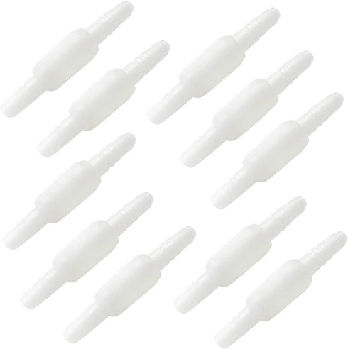 Oxygen Tubing Swivel Connectors 10-Pack, Nasal Cannula Hose Tube Connectors for Oxygen Line Splitter
