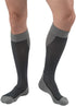 JOBST Sport Knee High Compression Socks, 15-20 mmHg, Black/Grey, X-Large