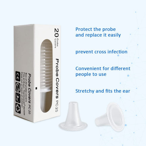 100pcs braun thermometer ear covers,Ear Thermometer Covers,Ear Thermometer Probe Covers Compatible for All Braun Thermometer Ear Covers Disposable Covers