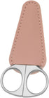 Professional Grooming Scissors, Stainless Steel Straight Tip Scissors for Facial Hair Removal, 3.7 Inch