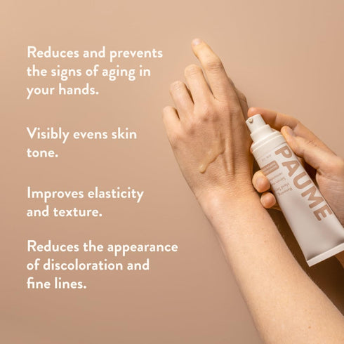 PAUME Renewing Hand Serum for Dry, Aging Skin - With Hyaluronic Acid, Niacinamide & Vitamin C, 2 oz
