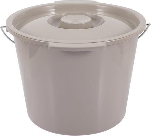 Lidded Bedridden Chamber Pot with Handle Portable Multi-Function Urinal for Pregnant and