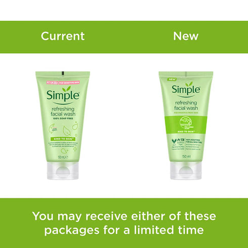 Simple Refreshing Facial Wash Gel - 5 Ounce