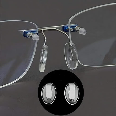 5 Pairs BEHLINE Glasses Nose Pads - Eyeglass Nosepieces for Rimless/Frameless Glasses Replacement