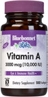Bluebonnet Nutrition Vitamin A 10,000 IU from Deep Sea, Cold Water, Fish Oil - 100 Softgels - For Eye Health & Immune