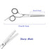 Professional Thinning Shears - 6.5-Inch Hair Cutting Scissors with Stainless Steel Blades for Home Salon