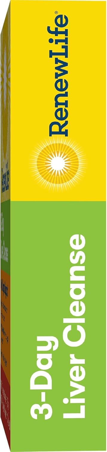 Renew Life Cleanse, Adult, 3-Day Liver Cleanse, Dietary Supplement, 2-Part Program