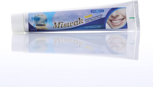 Hemani Meswak Toothpaste 100g, Fluoride Free Natural Toothpaste for Oral and Gum Hygiene, Also Known as Miswak