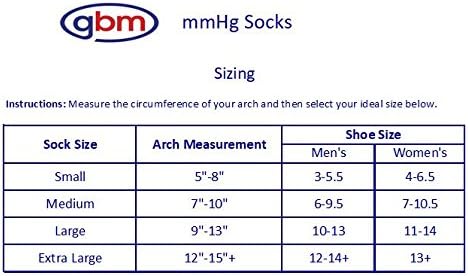 mmHg Compression Foot Sleeves for Men & Women (1 Pair) - Best Plantar Fasciitis Sleeve for Pain Relief (White, Large)
