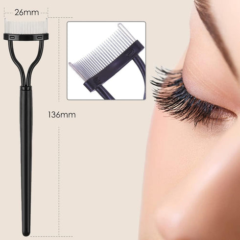 KINGMAS Eyebrow Razor | 9 in 1 Eyebrow Kit | Face Razors, Facial Trimmer, Grooming Scissors, Tweezers for Women