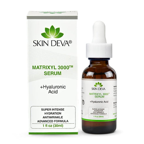 SKIN DEVA 1 fl oz Matrixyl 3000 Serum with Hyaluronic Acid | Lightweight Anti-Aging Moisturizer for Face Hydration