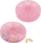 sneovvin Portable Weekly Pill Organizer (Pack of 2) 7 Day Container,Round Case Travel