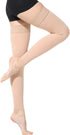 Ztl Thigh High Compression Stockings, Footless, 30-40 mmHg for Women & Men