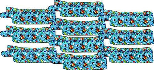 Nasogastric or Oxygen Tube Precut Adhesive Tape, Superhero Theme, 10 Pack