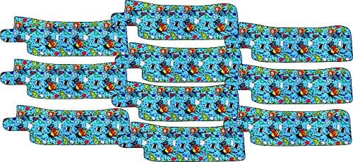 Nasogastric or Oxygen Tube Precut Adhesive Tape, Superhero Theme, 10 Pack