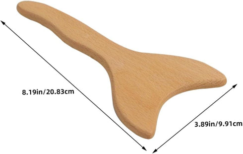 Wooden Scalp Massager Stick for Relaxing Neck and Foot Therapy