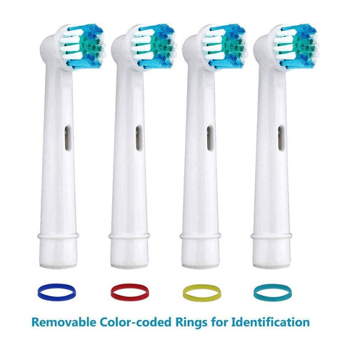 Brush Heads Compatible with Oral-B Braun Electric Toothbrush - Replacement Heads for Vitality, Genius