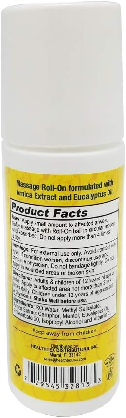 Dr Sana Arnica Roll-On 3oz (1 bottle) for Healing Cracked Skin