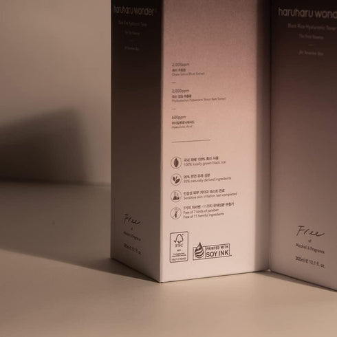 Haruharu Wonder Black Rice Hyaluronic Toner, 10.1 fl.oz / 300ml, Alcohol Free, Vegan, Cruelty Free