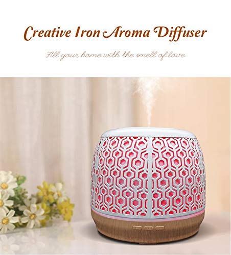 Serenity 500ml 3d Essential Oil Diffuser Sky Iron Dome Dots Colorful I light