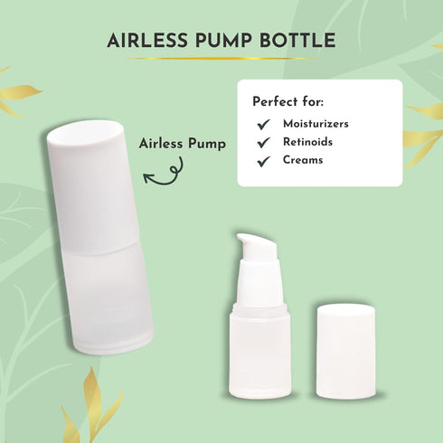 Travel Skincare Containers Set - TSA Approved Toiletry Bag & Travel Size Toiletries Bottles - Airless Pump Travel Bottles, Dropper Bottles & Travel Size Containers for Serums, Moisturizers, & Oils